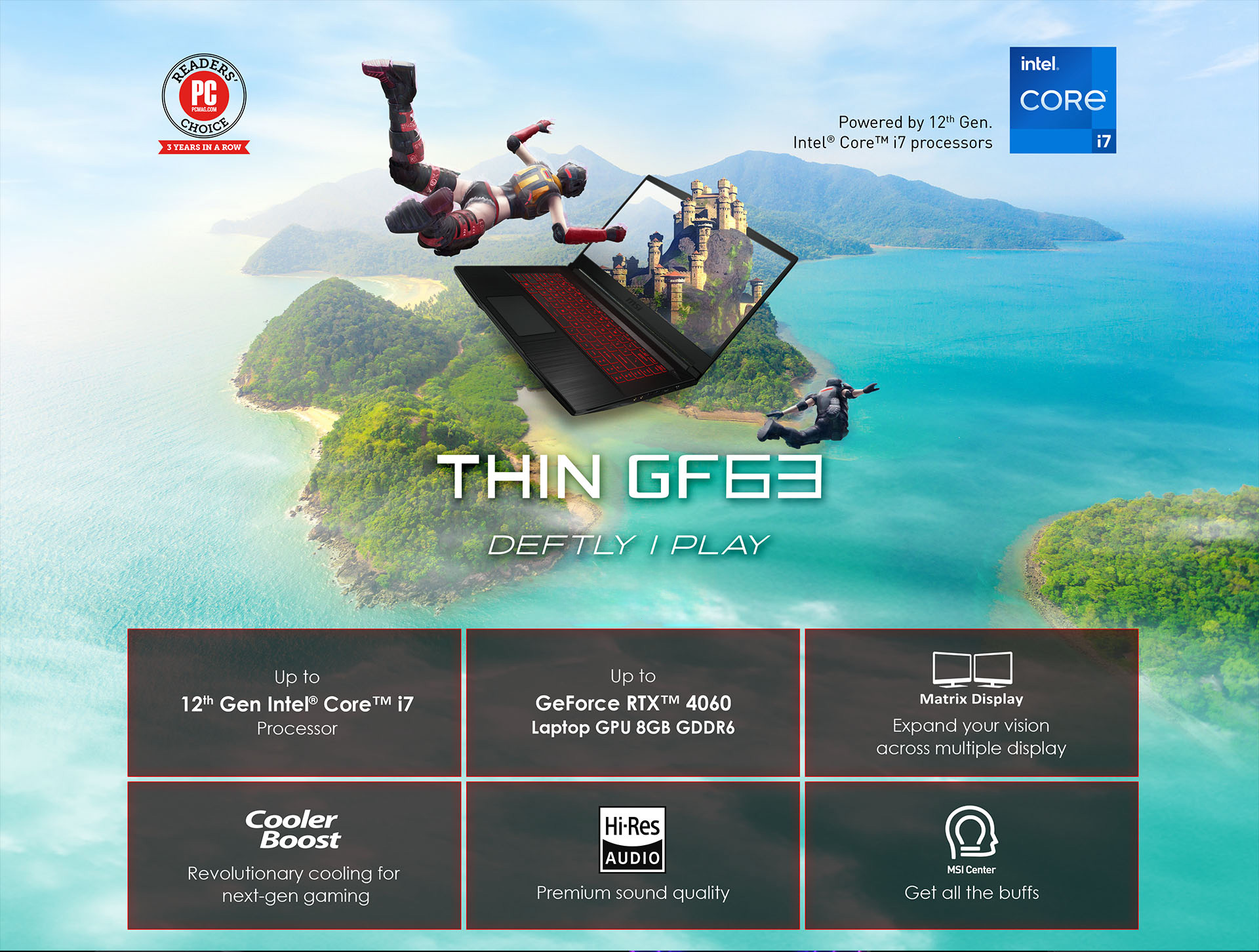 Thin GF63 Gaming Laptop